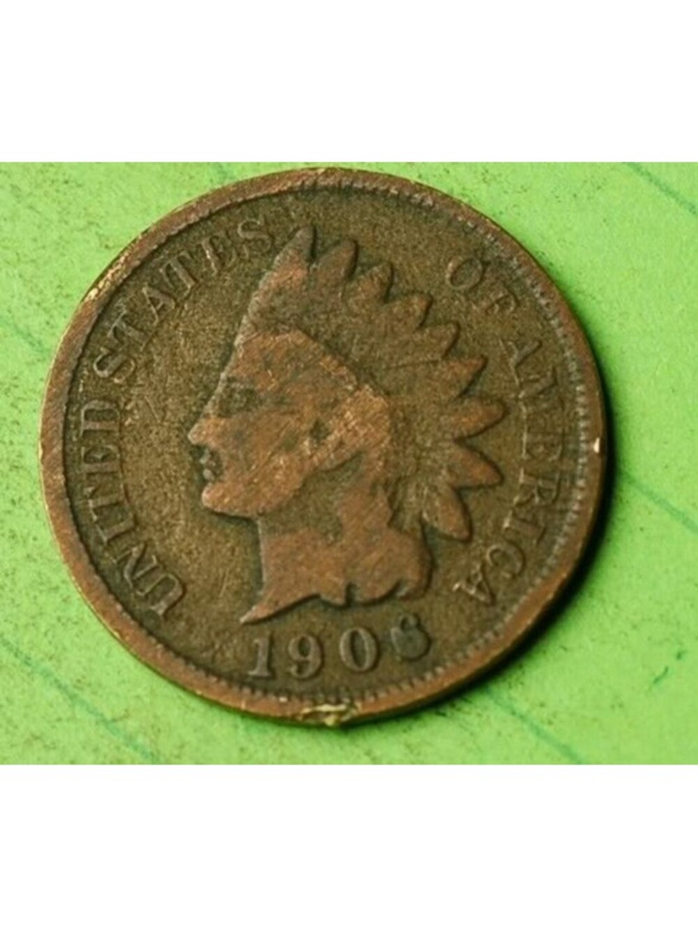X322 1906 Indian Head Cent Penny 1c - Check Out Our eBay Store - old coin money